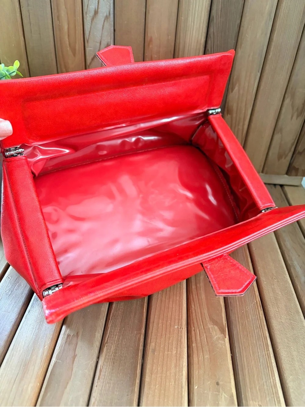 St Thomas Red Valet Kit, Vintage Travel Case and Toiletry Bag